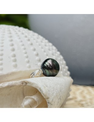 collier homme perle de Tahiti prix grosse perle noire