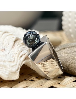 tahitian pearl men ring price