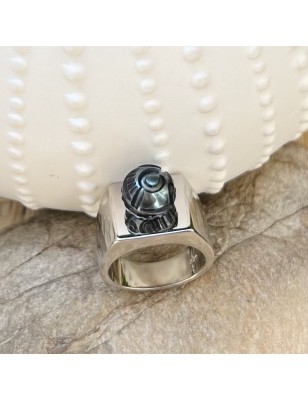 bague homme perle de tahiti prix perle gravée bijoux tahitiens