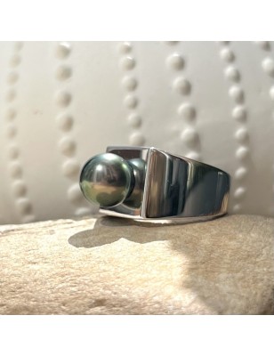 bague homme perle de tahiti prix