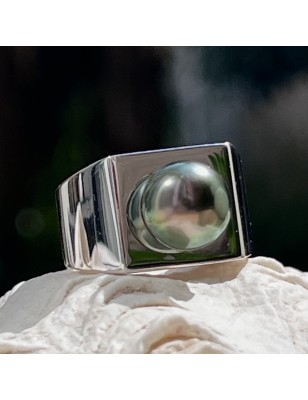 bague homme perle de tahiti prix