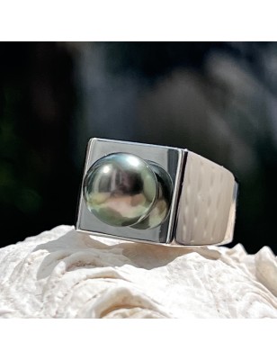 bague homme perle de tahiti prix