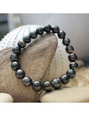 Pulsera con perla de Tahití