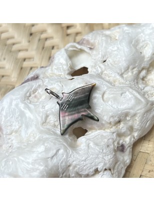 raie manta pendentif femme nacre tahiti prix perle huitre