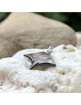 raie manta pendentif femme nacre tahiti prix perle huitre