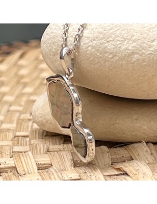 carte Tahiti pendentif argent nacre de Tahiti prix - pourquoi appelle t'on Tahiti la Raquette ?