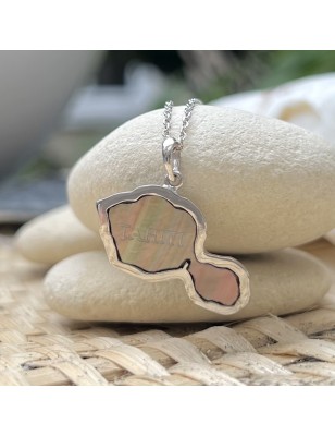 ile de Tahiti pendentif argent nacre de Tahiti prix