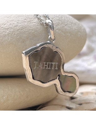 carte Tahiti pendentif argent nacre de Tahiti prix - pourquoi appelle t'on Tahiti la Raquette ?