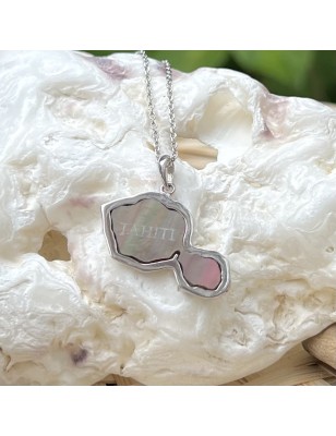 carte Tahiti pendentif argent nacre de Tahiti prix - pourquoi appelle t'on Tahiti la Raquette ?