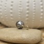 Engraving Tahitian Pearl 18k Gold Pendant