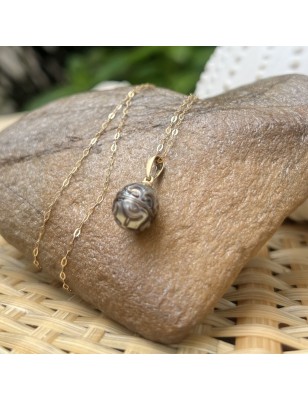 mother-of-pearl tahitian pearl gold necklace price - tahitian jewel