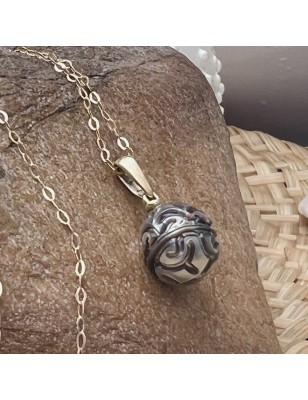 mother-of-pearl tahitian pearl gold necklace price - tahitian jewel