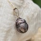 Pendentif Or 750 Perle de Tahiti Rose