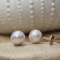Hereata - Orecchini in oro 18k con perle d'acqua dolce