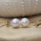 Hereata - Freshwater Pearl 18K Gold Ear Studs