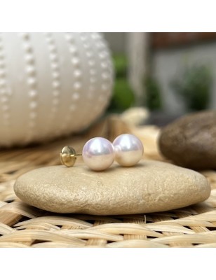 Hereata - Orecchini in oro 18k con perle d'acqua dolce