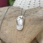 Savate - Australian Mother-of-pearl Rhodium Silver Pendant