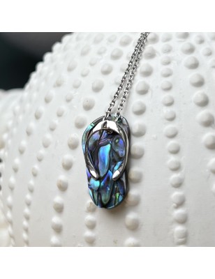 abalone mother of pearl savannah pendant price- Flip-Flop Pendant