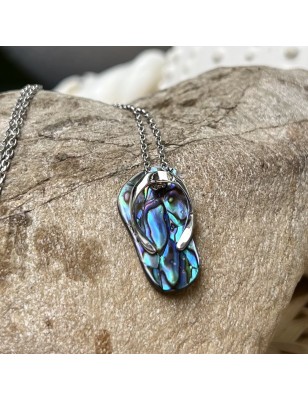 abalone mother of pearl savannah pendant price- Flip-Flop Pendant