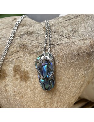 abalone mother of pearl savannah pendant price- Flip-Flop Pendant