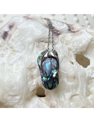 abalone mother of pearl savannah pendant price- Flip-Flop Pendant