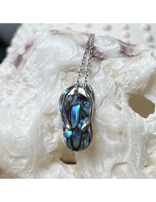 abalone mother of pearl savannah pendant price- Flip-Flop Pendant