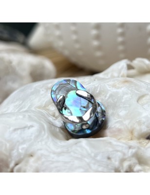 Savate - Ciondolo in madreperla abalone e argento