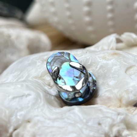Savate - Pendentif Nacre d'Abalone et Argent
