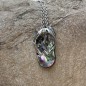 Savate - Mother-of-pearl Rhodium Silver Pendant
