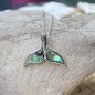 Oua - Abalone Shell Dolphin Tail Pendant