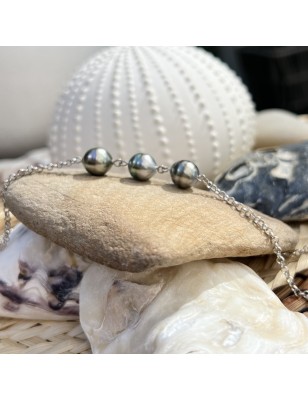 tahitian cultured pearl from Tahiti necklace in silver price - what is the best gift for valentine's day ?