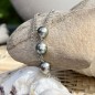 Cola - Collier Perles de Tahiti Grises - Argent Rhodié