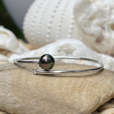 Pulsera con perla de Tahití