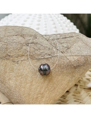 Collana con perla di Tahiti