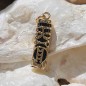 Harmony - Golden Plated - Onyx - Tiki Pendant