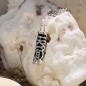 Harmonie - Pendentif Tiki - Argent Rhodié - Onyx