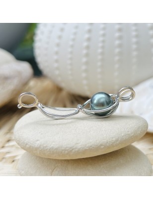achat cage pour perle pendentif argent perle de culture de Tahiti prix