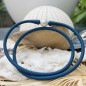 Tea - White freshwater Pearl Blue Necklace - 10/11mm