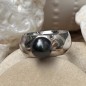 Tane - Herrenring mit schwarzer Tahiti-Perle