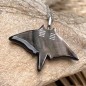 Mother-of-pearl Manta Ray Pendant