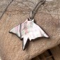 Mother-of-pearl Manta Ray Pendant
