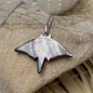 Mother-of-pearl Manta Ray Pendant