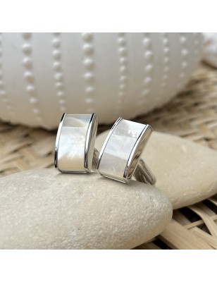 achat Boutons de Manchette nacre perlière d'eau douce prix