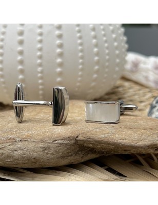 achat Boutons de Manchette nacre perlière d'eau douce prix