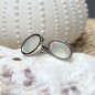 Cufflinks fresh water nacre