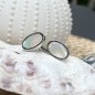 Cufflinks fresh water nacre