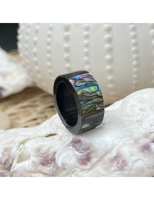 Abalone mother-of-pearl Ring - Pareo Jewel