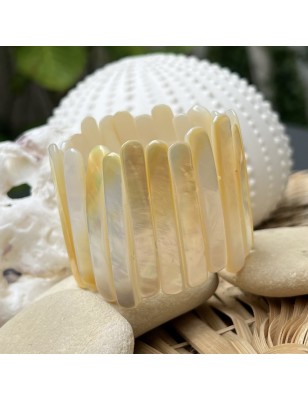 buy golden mother-of-pearl bracelet for woman price