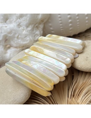 buy golden mother-of-pearl bracelet for woman price