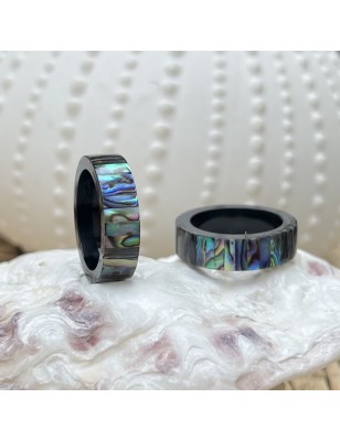 acheter bague en nacre colorée pour paréo bijou prix